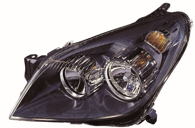 Headlamp Halogen Type - Black