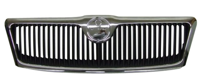 Front Grille With Chrome Trim