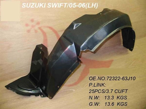 Front Wing Splashguard LH