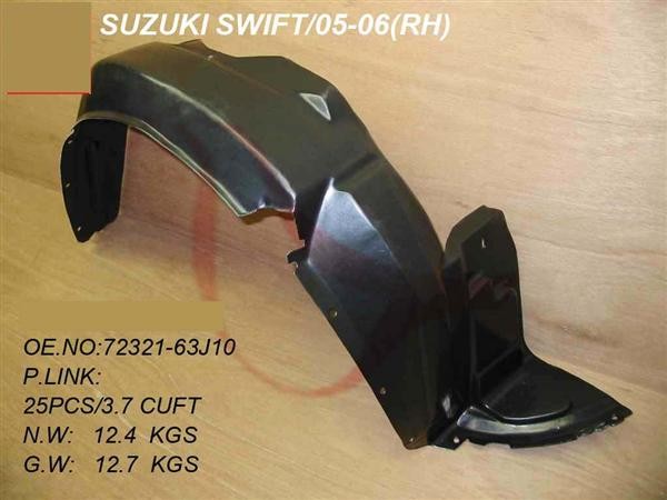 Front Wing Splashguard RH