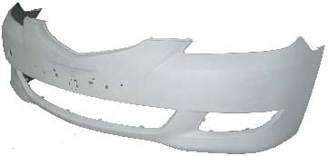 Mazda 3 2004-2006 - Standard Front Bumper - Standard - With Lamp Holes - Halogen Headlamp