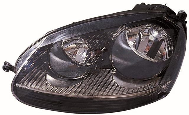 Volkswagen Golf Mk5 2004-2008 Headlamp Halogen Black Type (GTi Models)