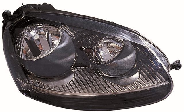 Volkswagen Golf Mk5 2004-2008 Headlamp Halogen Black Type (GTi Models)