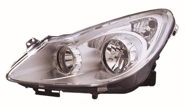 Headlamp - Models With No Adaptive Lighting - Chrome Design L/H