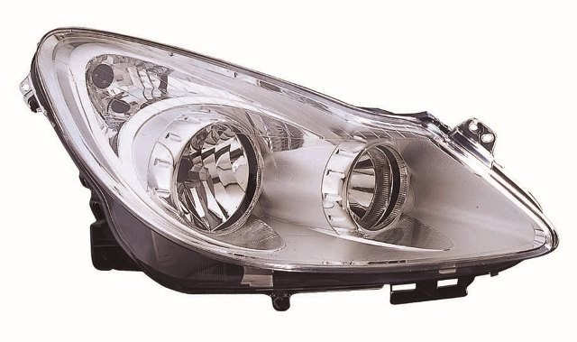 Headlamp - Models With No Adaptive Lighting - Chrome Design R/H