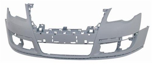 Volkswagen Passat 2005-2010 Front Bumper No Wash Jet or Sensor Holes - Primed