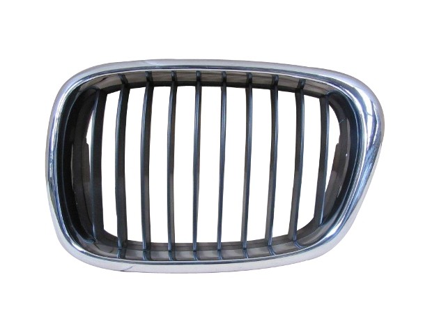 Front Grille Black/Chrome - LH