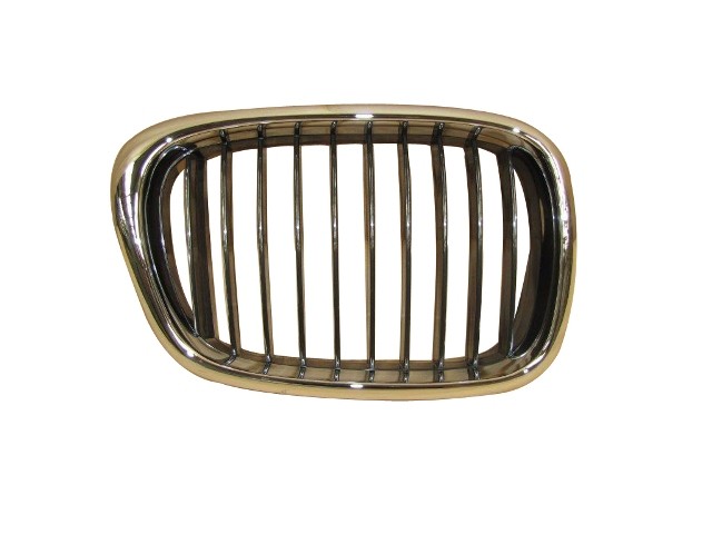 Front Grille Black/Chrome - RH