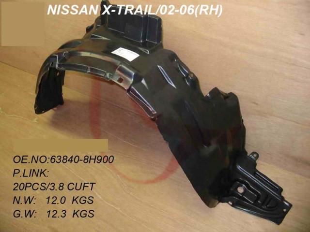 Nissan X-Trail 2001-2007 Front Wing Splashguard