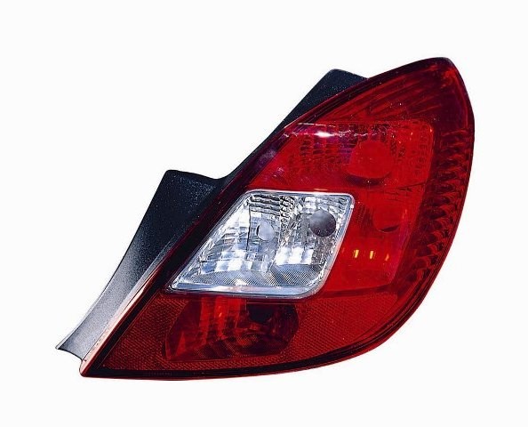 Vauxhall Corsa D 2006-2011 Rear Lamp Red & Clear