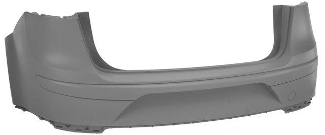 Seat Altea XL 2007-2009 Rear Bumper (No Sensor Holes)