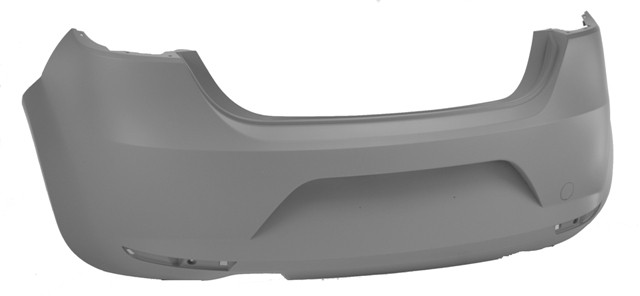 Seat Leon 2005-2009 Rear Bumper (No Sensor Holes)