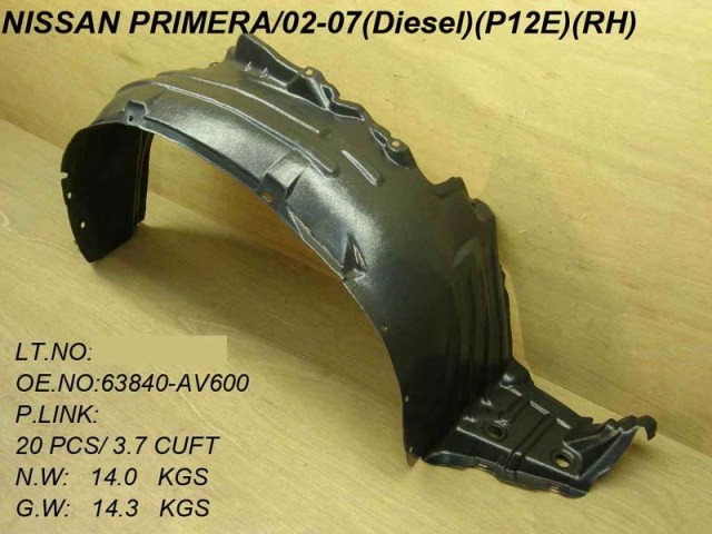 Ft Wing Splashguard Diesel RH