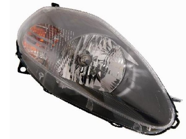 Headlamp - Black - 8 Pin - RH
