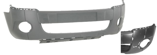 Front Bumper Not Primed With Fogs