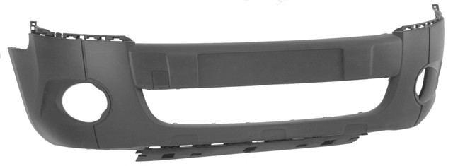 Berlingo Multispace 2008- Front Bumper -  - With Lamp Holes - With Front Moulding