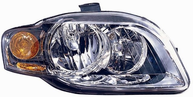 Headlamp - Halogen - Amber RH