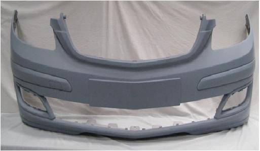Mercedes B-Class 2005-2008 Front Bumper (With Sensor Holes/With Moulding Holes/Halogen Lighting)