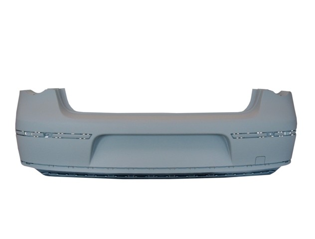Volkswagen Passat 2005-2010 Rear Bumper No Sensor Holes - Primed