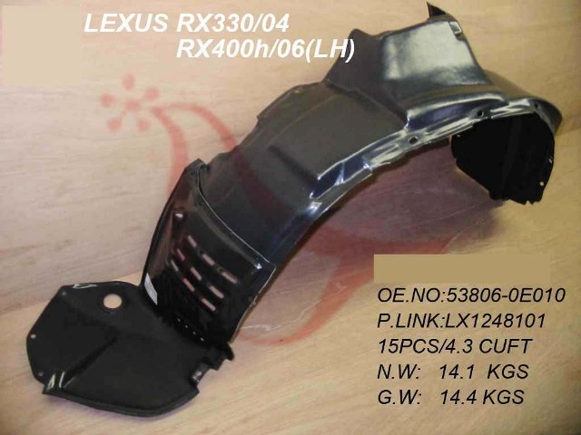 Lexus RX300 2003-2009 Front Wing Splashguard