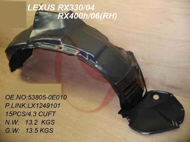 Lexus RX300 2003-2009 Front Wing Splashguard