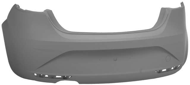 Seat Leon 2009- Rear Bumper (No Sensor Holes/Standard Models)