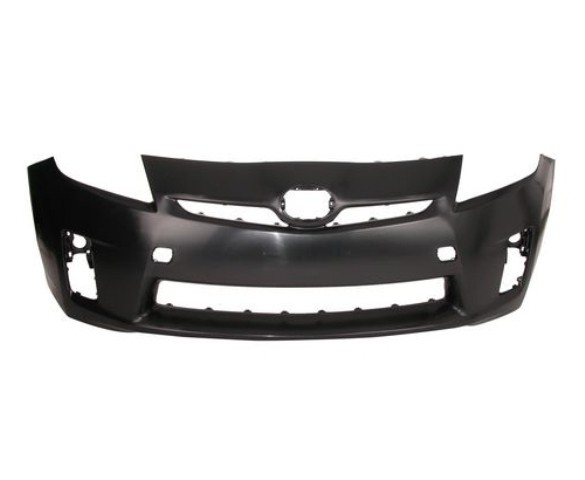 Toyota Prius 2009- Front Bumper - Halogen Headlamp - No Wash Jet Holes - No Sensor Holes