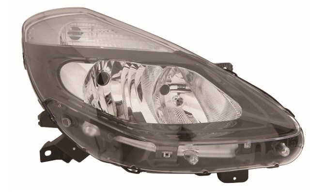 H/Lamp With Cornering Black RH