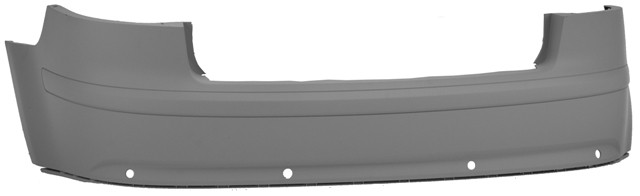 Audi A3 2003-2005 3 Door Rear Bumper (With Sensor Holes)