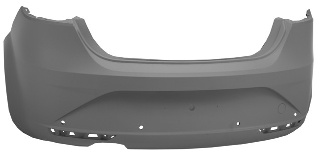 Seat Leon 2009- Rear Bumper (With Sensor Holes/Standard Models)