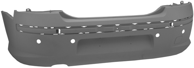 Peugeot 407 Saloon 2004-2008 Rear Bumper (With Sensor Holes)