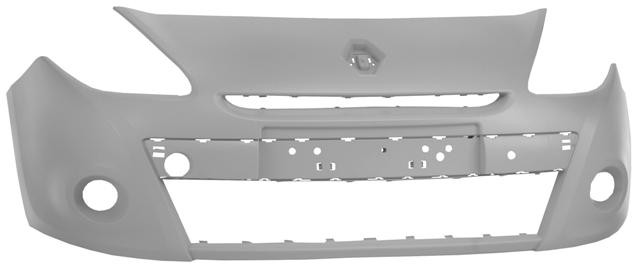 Front Bumper Template to Drill 4  Holes - With Reinforcement - Primed (15 Inch Wheel Models)