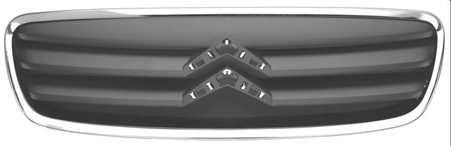 Citroen C2 2008-2010 Front Grille - With Chrome Trim - Closed
