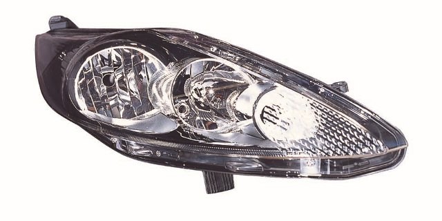 Ford Fiesta Mk7 2008-2012 Headlamp Black Type R/H