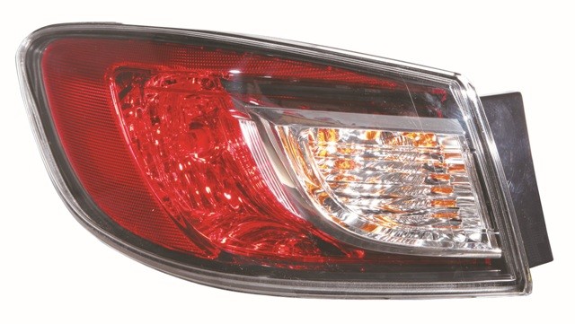 Mazda 3 2009- Saloon Rear Lamp - Wing  - Red