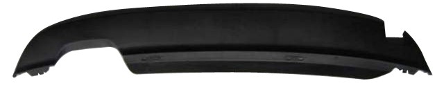 Volkswagen golf 2009-2012 Rear Bumper Spoiler Black - Double Exhaust Cut Out (Standard Models) 