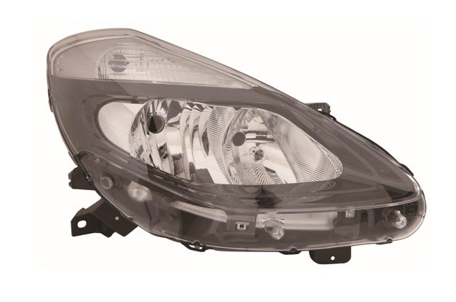 Renault Clio 2009-2012 Headlamp Without Cornering Black R/H