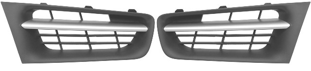 Front Grille Set - With Chrome