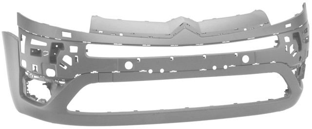 Citroen C4 Picasso 2007- Front Bumper (With Wash Jet Holes/No Sensor Holes)