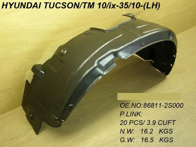 Hyundai ix35 2010- Front Wing Splashguard