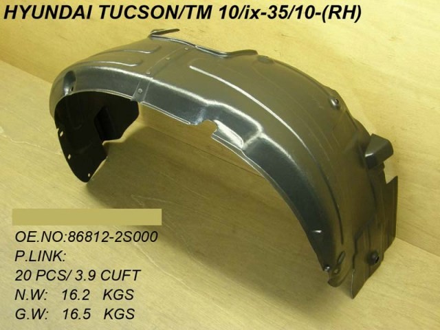 Hyundai ix35 2010- Front Wing Splashguard