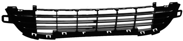 Peugeot 207 2009-2012 Front Bumper Grille Lower Section - With Grey Trim (Standard Models)