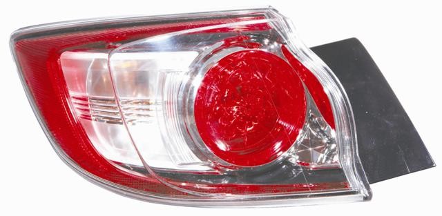 Mazda 3 2009- Hatchback Rear Lamp - Wing  - Not LED