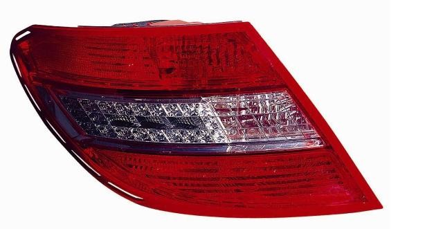 Mercedes C-Class 2007- Saloon Rear Lamp (Red & Smoked/LED Type)