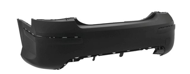 Peugeot 407 2008-2011 Saloon Rear Bumper (No Sensor Holes)