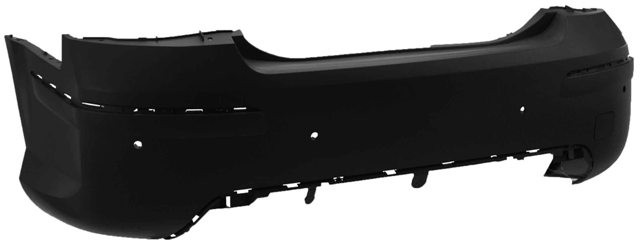 Peugeot 407 2008-2011 Saloon Rear Bumper (With Sensor Holes)