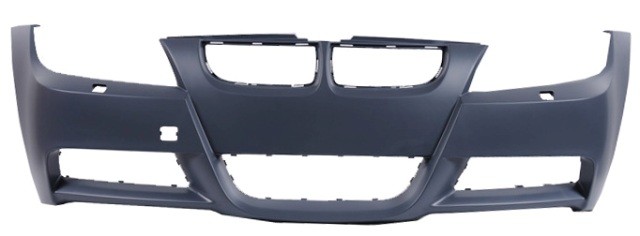 BMW 3 Series 2005-2008 (E90/E91) Front Bumper With Wash Jet Holes Without Parking Sensor Holes