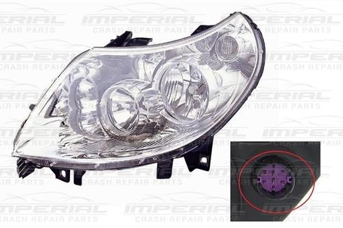 Citroen Relay / Fiat Ducato / 2006-2014 Peugeot Boxer Headlamp 2010-2014 - No Daytime Running Lamps