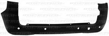 Fiat Florin 2008 Rear Bumper With Sensor Holes - Black (Twin Door Models)