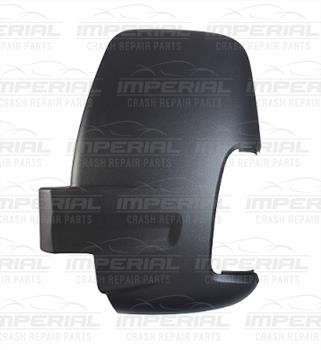 Ford Transit MK8 2014- Door Mirror Cover Black (Short Arm Type) N/S